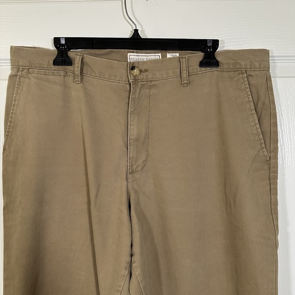 Old Navy Favorite Khakis Classic Khakis 36x34 Beige Tan - Picture 4 of 7